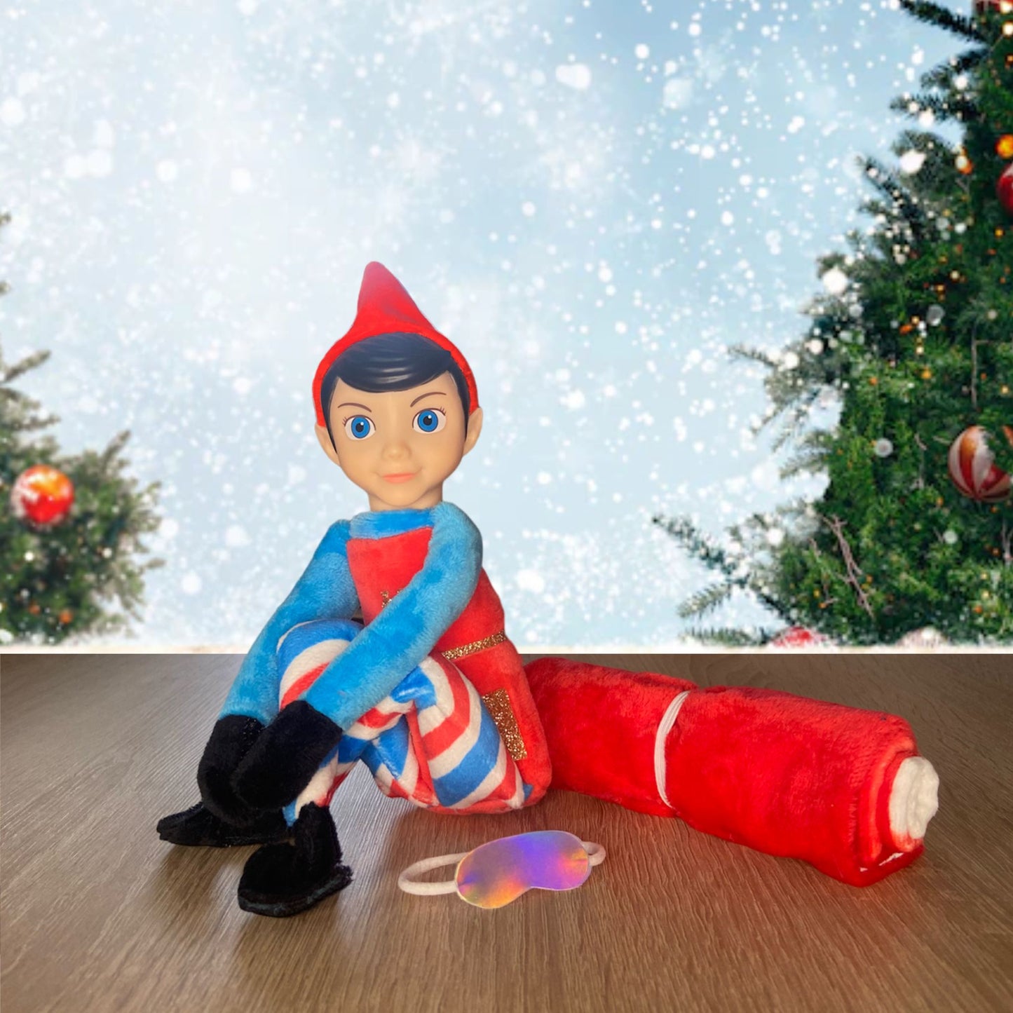 Sac de couchage + masque de nuit